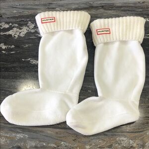 Hunter Half Cardigan Cuff Boot Socks/Liners  (Size M 5–7)